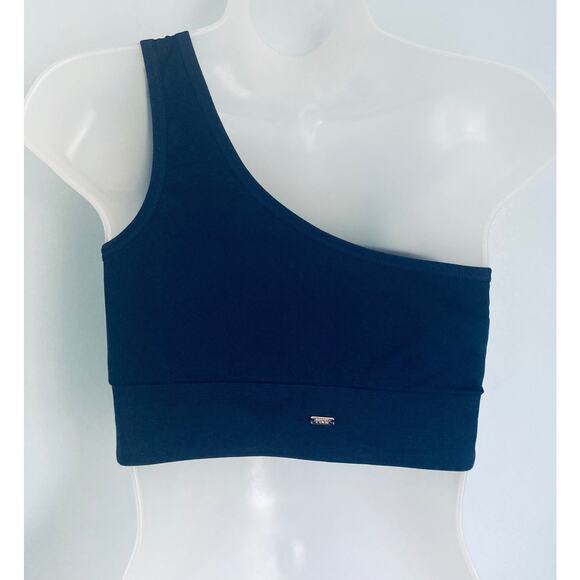 Victoria's Secret PINK Active Bra One Shoulder Navy Blue Medium NWOT - Picture 3 of 6